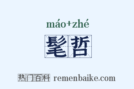 髦哲是什么意思的图片